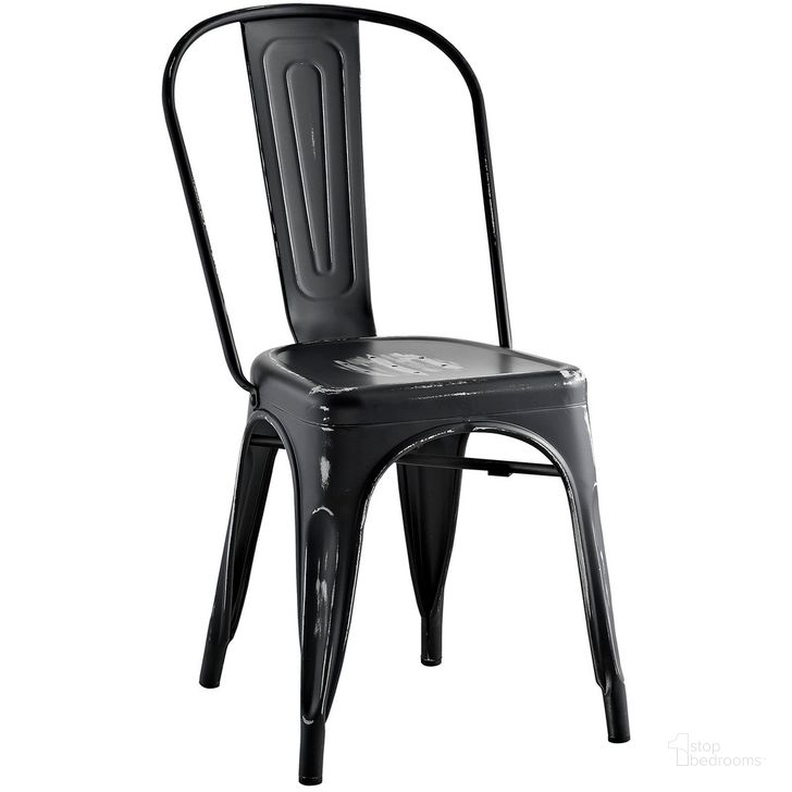 The appearance of Promenade Side Chair In Black designed by Modway in the modern / contemporary interior design. This black piece of furniture  was selected by 1StopBedrooms from Promenade Collection to add a touch of cosiness and style into your home. Sku: EEI-2027-BLK. Material: Steel. Product Type: Side Chair. Image1