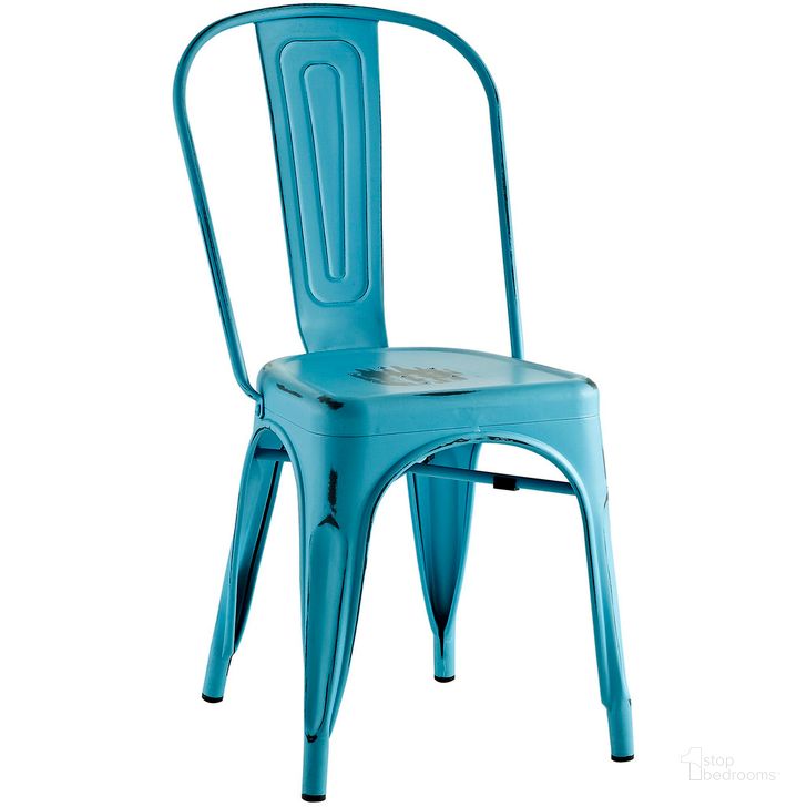 The appearance of Promenade Side Chair In Turquoise designed by Modway in the modern / contemporary interior design. This turquoise piece of furniture  was selected by 1StopBedrooms from Promenade Collection to add a touch of cosiness and style into your home. Sku: EEI-2027-TRQ. Material: Steel. Product Type: Side Chair. Image1