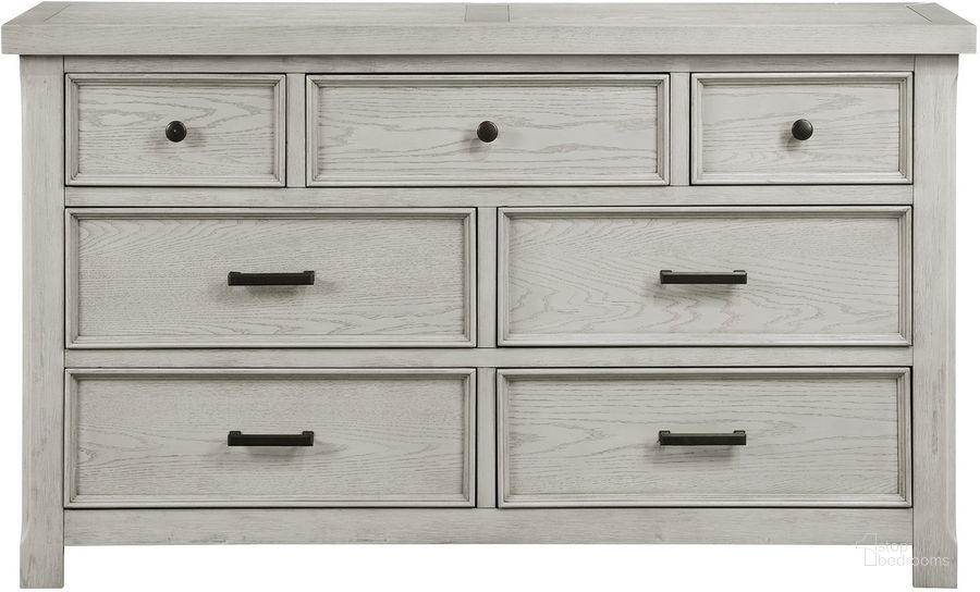 The appearance of Providence Dresser In White designed by Homelegance in the transitional interior design. This white piece of furniture  was selected by 1StopBedrooms from Providence Collection to add a touch of cosiness and style into your home. Sku: 1458-5. Product Type: Dresser. Image1