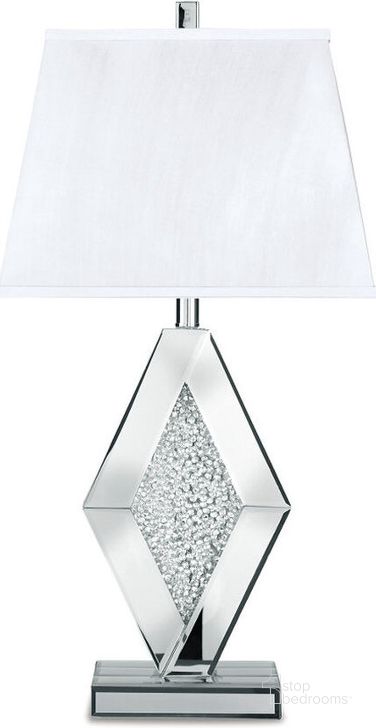 The appearance of Prunella Silver Table Lamp designed by Signature Design by Ashley in the modern / contemporary interior design. This silver piece of furniture  was selected by 1StopBedrooms from Prunella Collection to add a touch of cosiness and style into your home. Sku: L429034. Product Type: Table Lamp. Image1