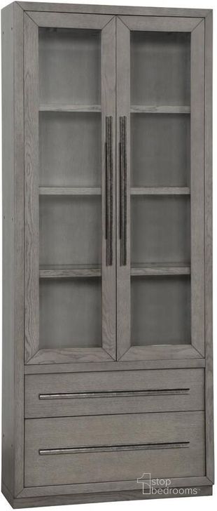 The appearance of Pure Modern 36 Inch Glass Door Cabinet designed by Parker House in the modern / contemporary interior design. This light gray piece of furniture  was selected by 1StopBedrooms from Pure Modern Collection to add a touch of cosiness and style into your home. Sku: PUR#440. Product Type: Cabinet.