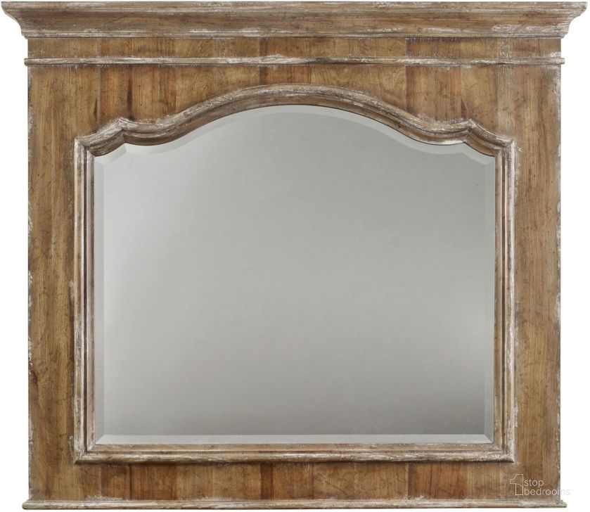 The appearance of Chatelet Light Brown Mirror designed by Hooker in the traditional interior design. This light brown piece of furniture  was selected by 1StopBedrooms from Chatelet Collection to add a touch of cosiness and style into your home. Sku: 5300-90006. Material: Wood. Product Type: Dresser Mirror. Image1