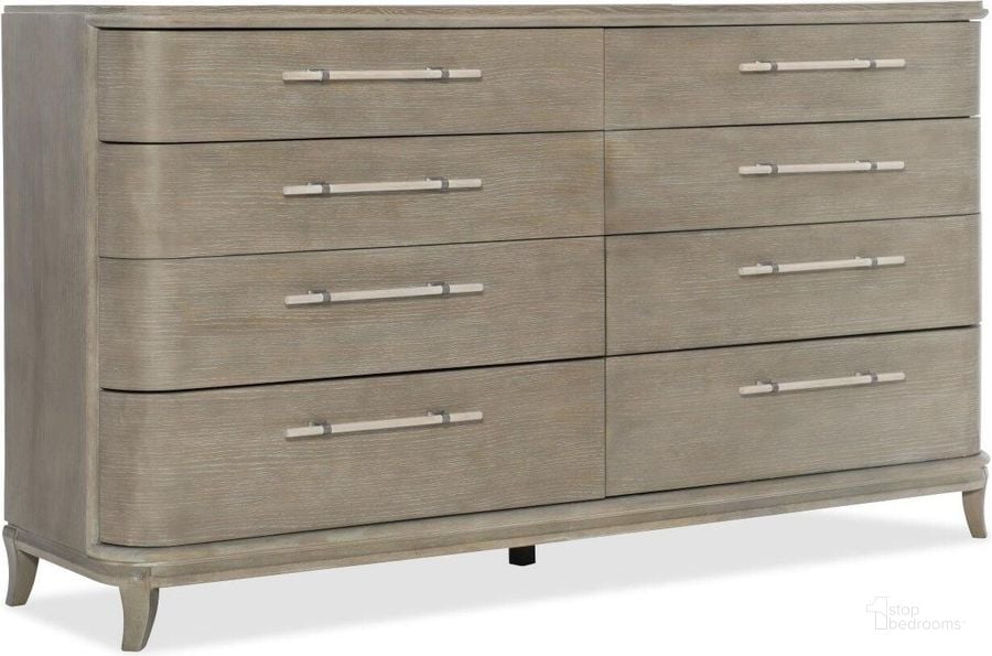 The appearance of Affinity Dresser designed by Hooker in the transitional interior design. This gray piece of furniture  was selected by 1StopBedrooms from Affinity Collection to add a touch of cosiness and style into your home. Sku: 6050-90002-GRY. Material: Wood. Product Type: Dresser. Image1