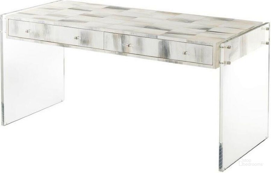 The appearance of Quadrilateral Desk designed by Theodore Alexander in the traditional interior design. This  piece of furniture  was selected by 1StopBedrooms from Biscayne Collection to add a touch of cosiness and style into your home. Sku: 7151-001. Material: Steel. Product Type: Desk.