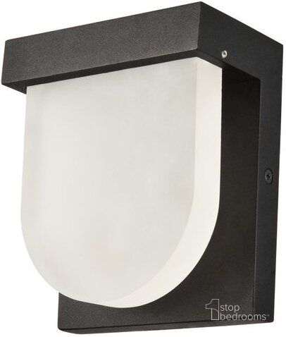 The appearance of Raine Integrated Led Wall Sconce In Black LDOD4009BK designed by Elegant Lighting in the transitional interior design. This black piece of furniture  was selected by 1StopBedrooms from Raine Collection to add a touch of cosiness and style into your home. Sku: LDOD4009BK. Material: Aluminum. Product Type: Wall Sconce. Image1