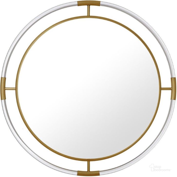 The appearance of Rapsland Gold Dresser Mirror 0qb24419923 designed by Furnique in the modern / contemporary interior design. This gold piece of furniture  was selected by 1StopBedrooms from Rapsland Collection to add a touch of cosiness and style into your home. Sku: 453-M. Product Type: Accent Mirror. Image1