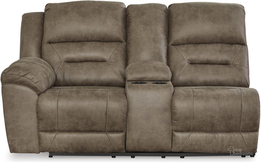 Ravenel 3Piece LAF Power Reclining Sectional In Fossil by Ashley