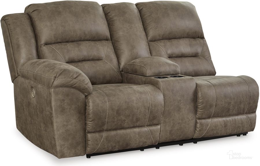 Ravenel 4-Piece LAF Power Reclining Sectional In Fossil by Ashley ...