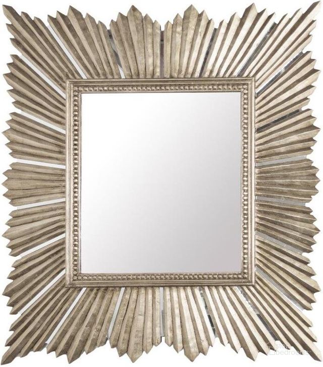 The appearance of Raymond Champagne Silver Leaf Extra Large Mirror designed by Worlds Away in the modern / contemporary interior design. This silver piece of furniture  was selected by 1StopBedrooms from Raymond Collection to add a touch of cosiness and style into your home. Sku: RAYMOND SL. Material: Wood. Product Type: Mirror.
