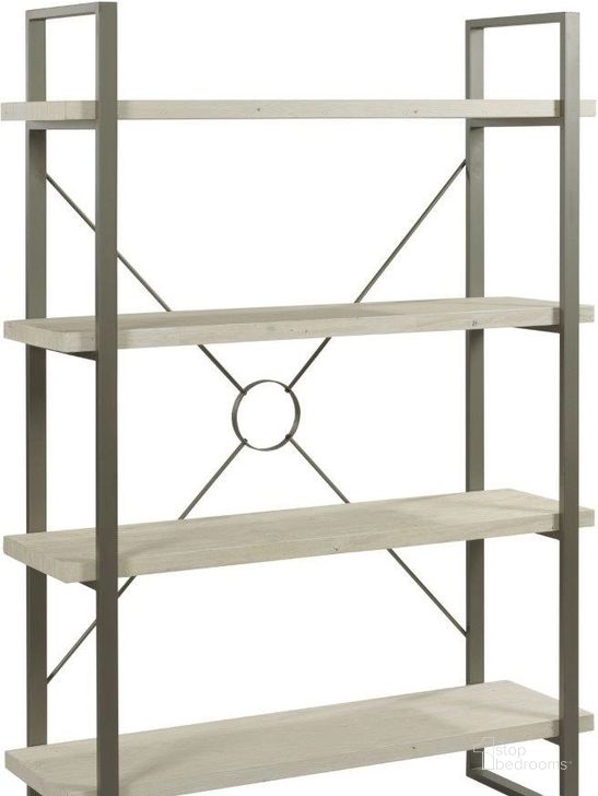 The appearance of Reclamation Place White And Brown Etagere designed by Hammary in the transitional interior design. This white and brown piece of furniture  was selected by 1StopBedrooms from Reclamation Place Collection to add a touch of cosiness and style into your home. Sku: 523-939. Material: Wood. Product Type: Etagere.