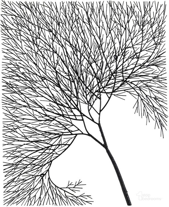 The appearance of Rectangular Wire Tree Wall Art In Black designed by Phillips Collection in the modern / contemporary interior design. This black piece of furniture  was selected by 1StopBedrooms from  to add a touch of cosiness and style into your home. Sku: TH100388. Material: Metal. Product Type: Wall Art.