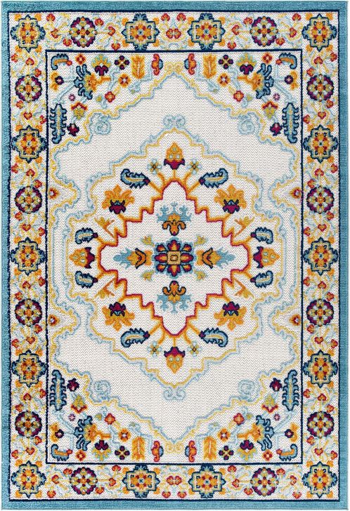 The appearance of Reflect Multicolor Ansel Distressed Floral Persian Medallion 5x8 Indoor and Outdoor Area Rug designed by Modway in the modern / contemporary interior design. This multicolor piece of furniture  was selected by 1StopBedrooms from Reflect Collection to add a touch of cosiness and style into your home. Sku: R-1183A-58. Material: Polypropylene. Product Type: Area Rugs. Image1