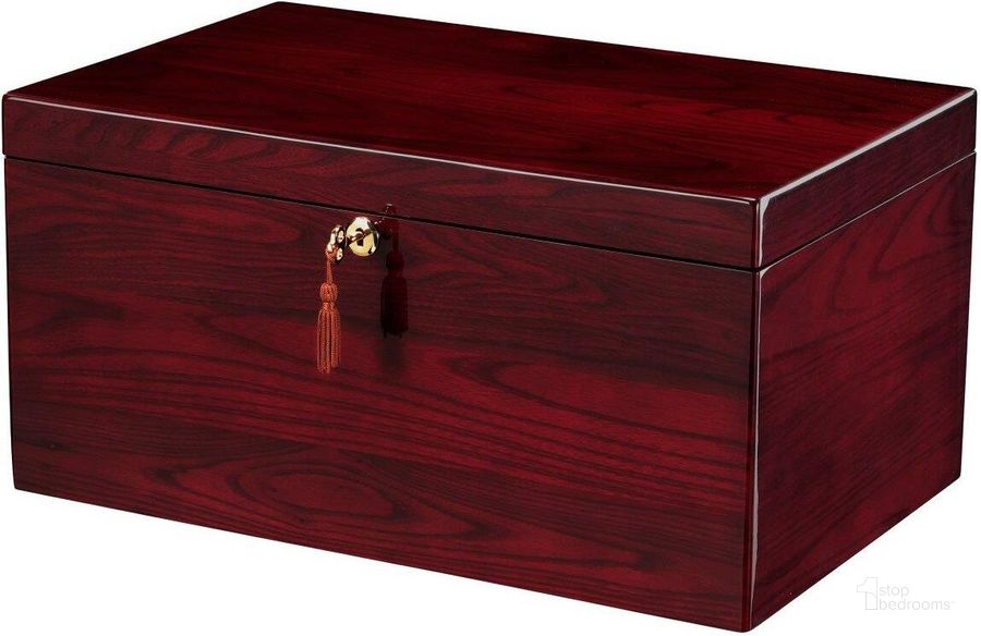 The appearance of Remembrance Urn Chest In Rosewood designed by Howard Miller in the modern / contemporary interior design. This dark brown piece of furniture  was selected by 1StopBedrooms from Remembrance Collection to add a touch of cosiness and style into your home. Sku: 800194. Product Type: Chest. Image1