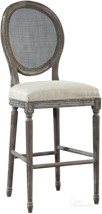 The appearance of Renton Bar Stool Rattan Back designed by Furniture Classics in the transitional interior design. This gray piece of furniture  was selected by 1StopBedrooms from Renton Collection to add a touch of cosiness and style into your home. Sku: 70227R. Material: Rattan. Product Type: Barstool. Image1