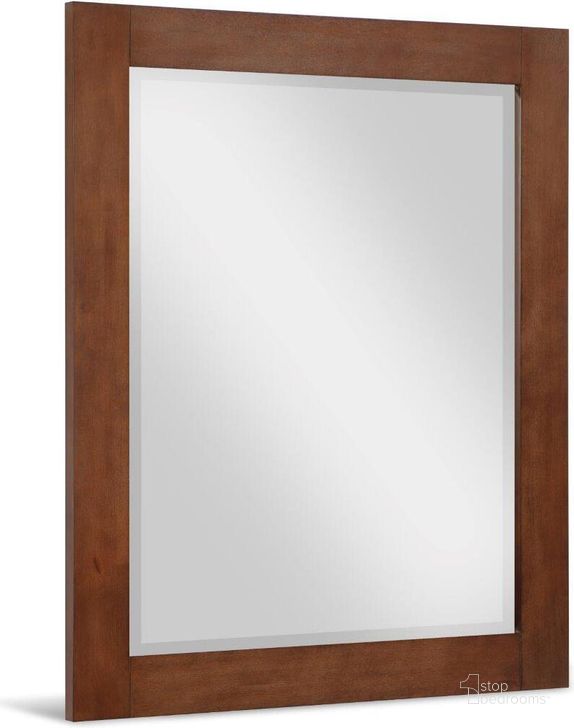 The appearance of Reseda Pl Walnut Accent Mirror 0qb24543873 designed by Furnique in the modern / contemporary interior design. This walnut piece of furniture  was selected by 1StopBedrooms from Reseda Pl Collection to add a touch of cosiness and style into your home. Sku: 400Walnut-30M. Material: Glass. Product Type: Accent Mirror. Image1