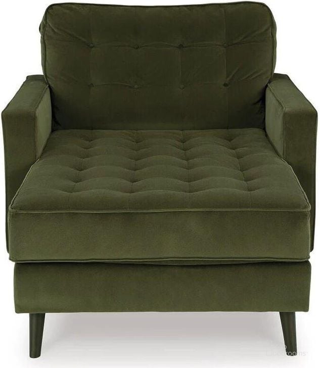 The appearance of Reveon Lakes Chaise In Olive designed by Signature Design by Ashley in the modern / contemporary interior design. This olive piece of furniture  was selected by 1StopBedrooms from Reveon Lakes Collection to add a touch of cosiness and style into your home. Sku: 2640415. Material: Fabric. Product Type: Chaise. Image1