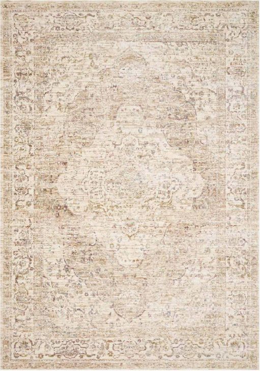 The appearance of Revere Ivory/Berry Rug REVRREV-04IVBY26A0 designed by Loloi Rugs in the traditional interior design. This ivory and berry piece of furniture  was selected by 1StopBedrooms from Revere Collection to add a touch of cosiness and style into your home. Sku: REVRREV-04IVBY26A0. Material: Polyester. Product Type: Rug. Image1