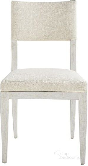 The appearance of Ridge Dining Side Chair In White designed by Vanguard Furniture in the country / farmhouse interior design. This white piece of furniture  was selected by 1StopBedrooms from Ridge Collection to add a touch of cosiness and style into your home. Sku: TV291S. Product Type: Dining Chair. Material: Wood Veneer. Image1