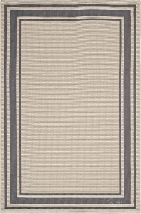 The appearance of Rim Gray and Beige Solid Border 5x8 Indoor and Outdoor Area Rug designed by Modway in the modern / contemporary interior design. This gray and beige piece of furniture  was selected by 1StopBedrooms from Rim Collection to add a touch of cosiness and style into your home. Sku: R-1140D-58. Material: Polypropylene. Product Type: Area Rugs. Image1