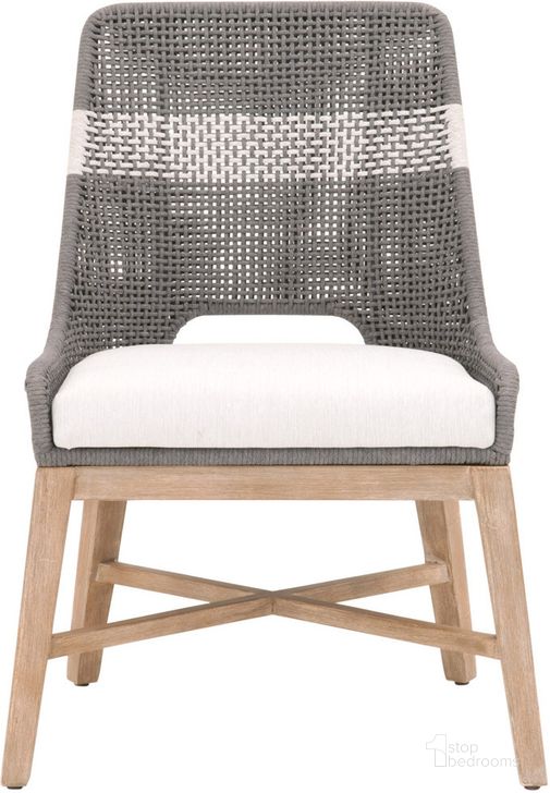 The appearance of Rines Creek Dove Outdoor Chair Set of 2 designed by Isaac Tahari in the transitional interior design. This dove piece of furniture  was selected by 1StopBedrooms from Rines Creek Collection to add a touch of cosiness and style into your home. Sku: 6850.DOV/WHT/NG. Material: Wood. Product Type: Outdoor Chair. Image1