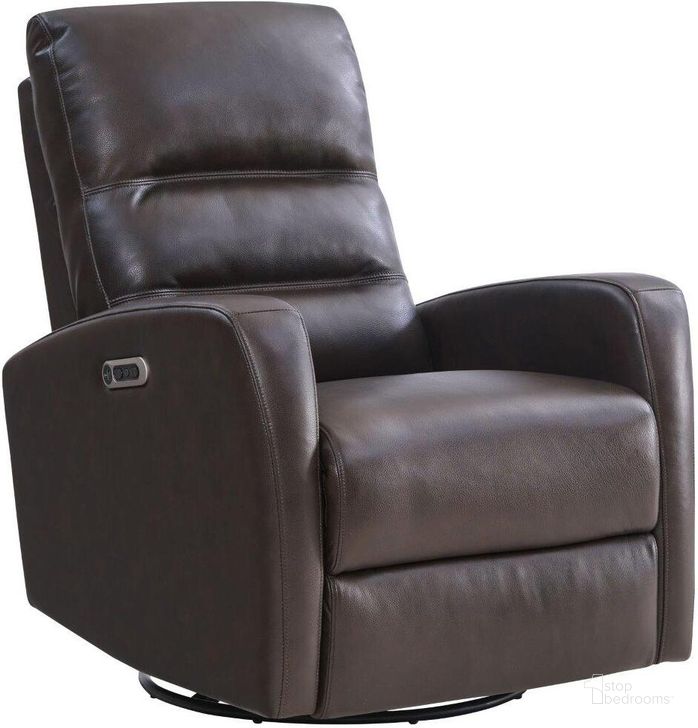 The appearance of Ringo Florence Brown Power Swivel Glider Recliner designed by Parker House in the modern / contemporary interior design. This brown piece of furniture  was selected by 1StopBedrooms from Ringo Collection to add a touch of cosiness and style into your home. Sku: MRIN#812GSPH-FBR. Product Type: Recliner. Image1