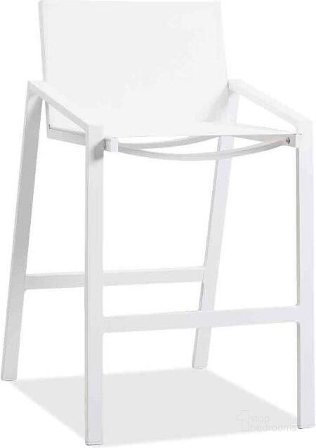 The appearance of Rio Matte White Bar Chair Set of 2 designed by Whiteline Modern Living in the modern / contemporary interior design. This white piece of furniture  was selected by 1StopBedrooms from Rio Collection to add a touch of cosiness and style into your home. Sku: BS1593-WHT. Material: Aluminum. Product Type: Bar Chair.