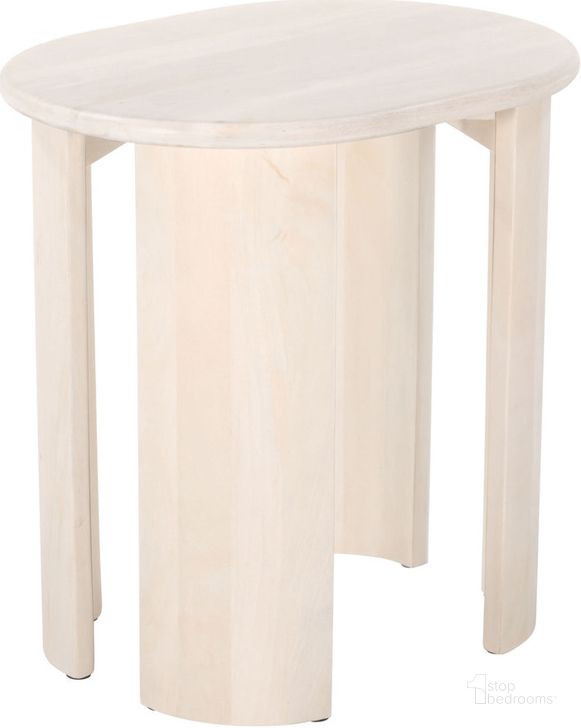 The appearance of Risan Side Table In Natural designed by Zuo Modern in the modern / contemporary interior design. This natural piece of furniture  was selected by 1StopBedrooms from Risan Collection to add a touch of cosiness and style into your home. Sku: 109923. Material: Wood. Product Type: Side Table. Image1