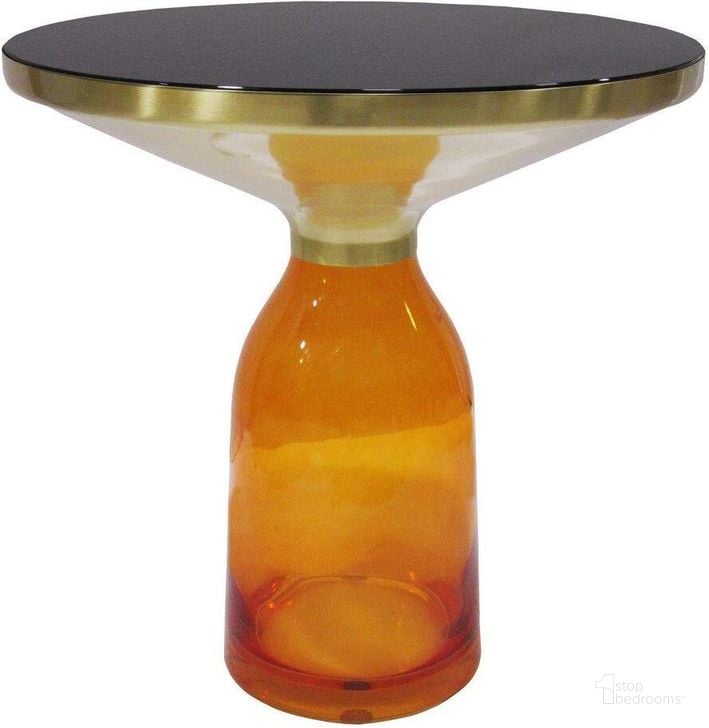 The appearance of Ritz Black And Orange Base End Table designed by Bellini Modern Living in the modern / contemporary interior design. This black piece of furniture  was selected by 1StopBedrooms from Ritz Collection to add a touch of cosiness and style into your home. Sku: Ritz ET OR. Product Type: End Table. Image1