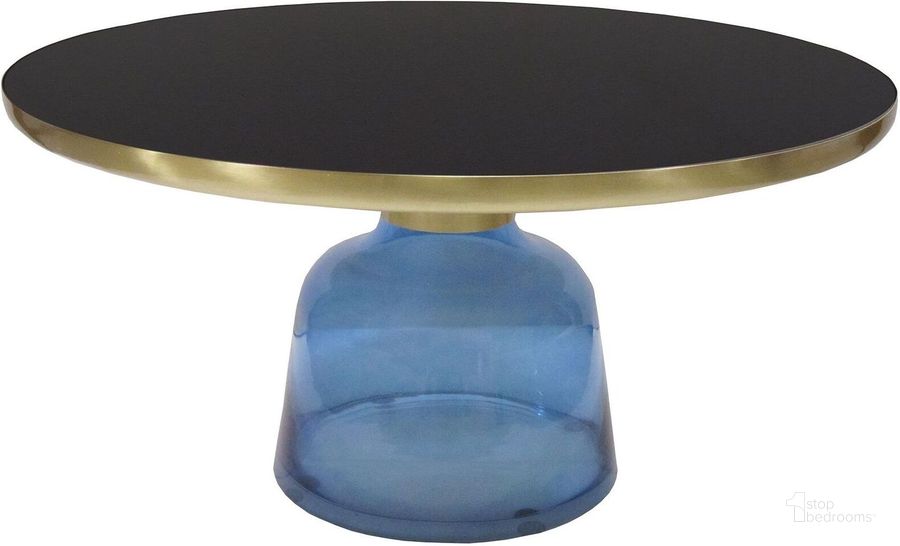 The appearance of Ritz Black Glass Top Coffee Table designed by Bellini Modern Living in the modern / contemporary interior design. This black and blue piece of furniture  was selected by 1StopBedrooms from Ritz Collection to add a touch of cosiness and style into your home. Sku: Ritz CT BLU. Product Type: Coffee Table. Image1