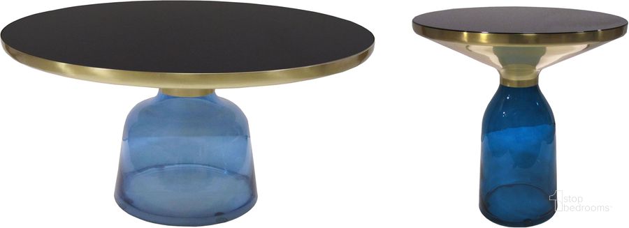 The appearance of Ritz Black Glass Top Occasional Table Set designed by Bellini Modern Living in the modern / contemporary interior design. This black piece of furniture  was selected by 1StopBedrooms from Ritz Collection to add a touch of cosiness and style into your home. Sku: Ritz CT BLU;Ritz ET DKB. Product Type: Occasional Table Set. Image1