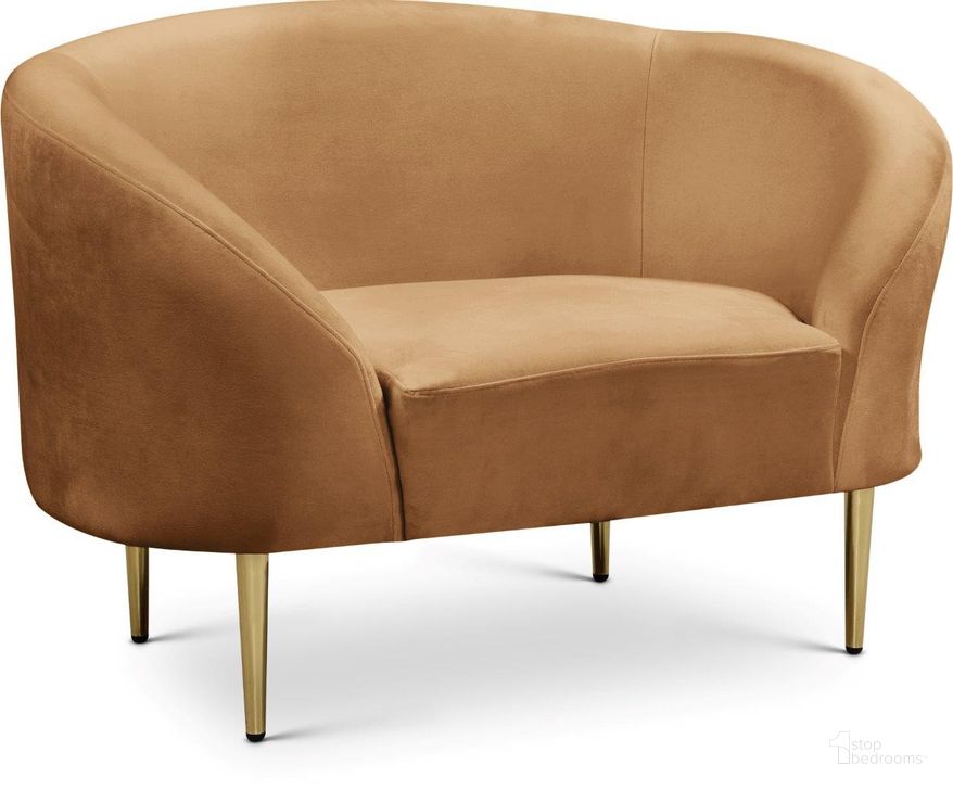 The appearance of Ritz Saddle Velvet Chair designed by Meridian in the modern / contemporary interior design. This saddle piece of furniture  was selected by 1StopBedrooms from Ritz Collection to add a touch of cosiness and style into your home. Sku: 659Saddle-C. Product Type: Living Room Chair. Material: Velvet. Image1