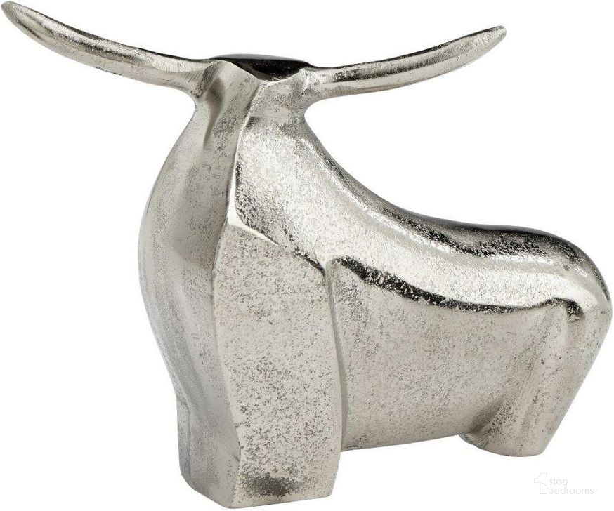 The appearance of River John Silver Sculpture Decorative Accessory 0qd24447500 designed by FineForm in the cabin / lodge interior design. This silver piece of furniture  was selected by 1StopBedrooms from River John Collection to add a touch of cosiness and style into your home. Sku: 08281. Material: Aluminum. Product Type: Sculpture.