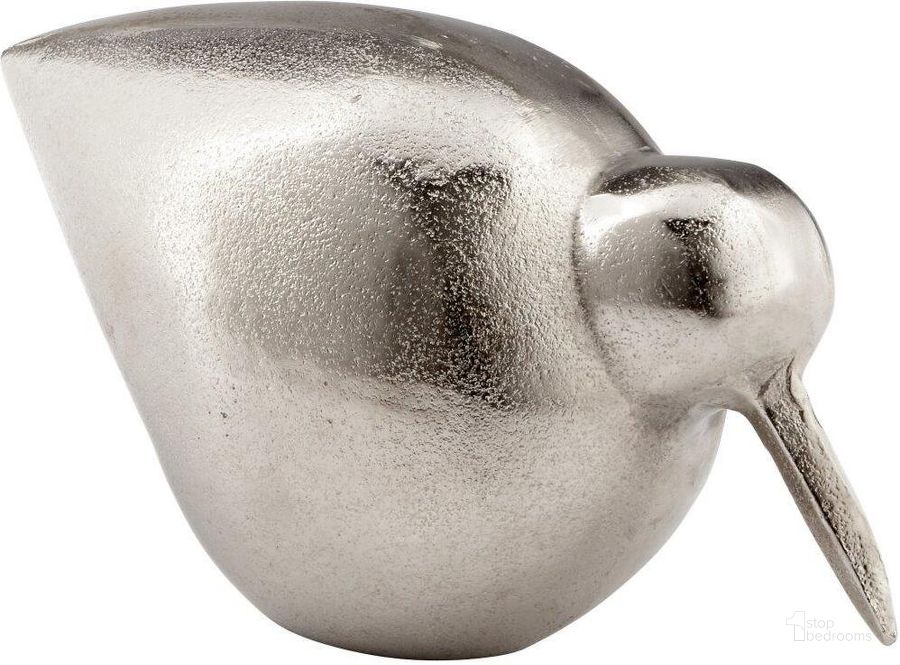 The appearance of River John Silver Sculpture Decorative Accessory 0qd24447627 designed by FineForm in the cabin / lodge interior design. This silver piece of furniture  was selected by 1StopBedrooms from River John Collection to add a touch of cosiness and style into your home. Sku: 08279. Material: Aluminum. Product Type: Sculpture.