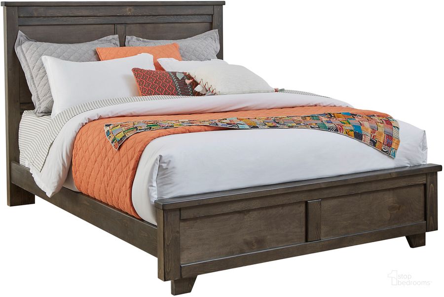 The appearance of River Oaks King Bed In Saddle designed by Progressive Furniture in the transitional interior design. This saddle piece of furniture  was selected by 1StopBedrooms from River Oaks Collection to add a touch of cosiness and style into your home. Sku: B692-94;B692-95. Bed Type: Panel Bed. Product Type: Panel Bed. Bed Size: King. Material: Pine. Image1