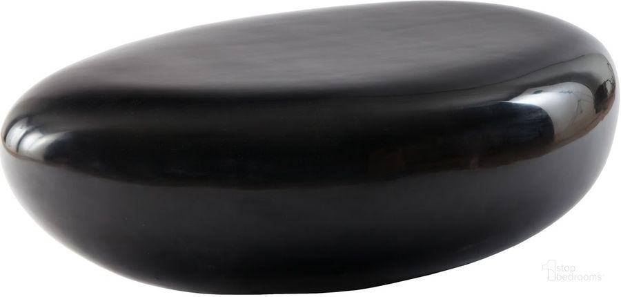 The appearance of River Stone Coffee Table PH67487 designed by Phillips Collection in the modern / contemporary interior design. This black piece of furniture  was selected by 1StopBedrooms from River Stone Collection to add a touch of cosiness and style into your home. Sku: PH67487. Product Type: Coffee Table. Material: Resin. Image1