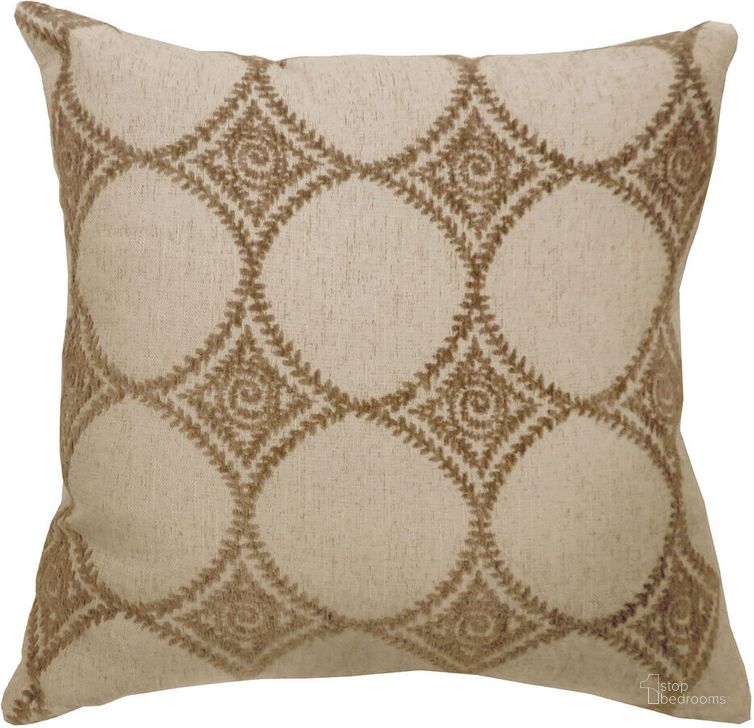 The appearance of Riya 18" X 18" Pillow Set of 2 In Beige designed by Furniture of America in the modern / contemporary interior design. This beige piece of furniture  was selected by 1StopBedrooms from Riya Collection to add a touch of cosiness and style into your home. Sku: PL682S-2PK. Material: Polyester. Product Type: Pillow. Image1