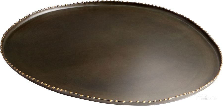 The appearance of Rochester Antique Black Small Tray designed by Cyan Design in the modern / contemporary interior design. This brown piece of furniture  was selected by 1StopBedrooms from Rochester Collection to add a touch of cosiness and style into your home. Sku: 10164. Product Type: Tray. Material: Iron.