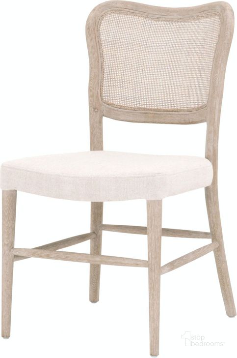 The appearance of Rocklands Gray Dining Chair 0qd24541796 designed by Off 5th Home in the transitional interior design. This gray piece of furniture  was selected by 1StopBedrooms from Rocklands Collection to add a touch of cosiness and style into your home. Sku: 6661.BISQ/NG. Material: Wood. Product Type: Dining Chair. Image1