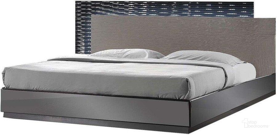 The appearance of Romania Poplar Wood Eastern King Platform Bed In Black And Zebra Gray designed by Best Master Furniture in the modern / contemporary interior design. This black piece of furniture  was selected by 1StopBedrooms from Romania Collection to add a touch of cosiness and style into your home. Sku: ROMABEK. Bed Type: Platform Bed. Material: Wood. Product Type: Platform Bed. Bed Size: King. Image1