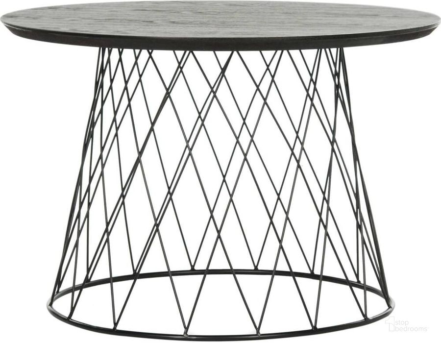 The appearance of Roper Black Retro Mid Century Wood End Table designed by Safavieh in the modern / contemporary interior design. This ash black piece of furniture  was selected by 1StopBedrooms from Roper Collection to add a touch of cosiness and style into your home. Sku: FOX4245B. Product Type: Accent Table. Material: Iron. Image1
