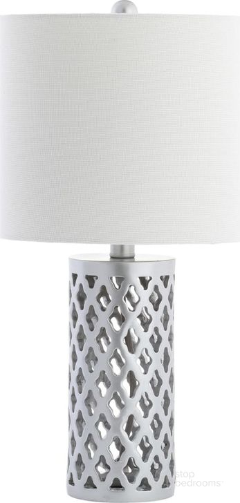 The appearance of Rorie Silver Table Lamp designed by Safavieh in the traditional interior design. This silver piece of furniture  was selected by 1StopBedrooms from Safavieh TBL Collection to add a touch of cosiness and style into your home. Sku: TBL4080A. Product Type: Table Lamp. Image1