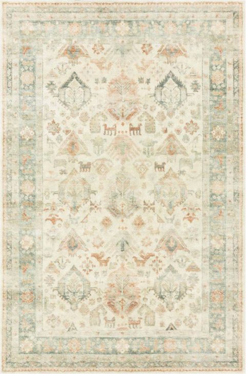 The appearance of Rosette Beige/Multi Rug ROSTROS-01BEML160S designed by Loloi Rugs in the traditional interior design. This beige and multi piece of furniture  was selected by 1StopBedrooms from Rosette Collection to add a touch of cosiness and style into your home. Sku: ROSTROS-01BEML160S. Material: Polyester. Product Type: Rug. Image1