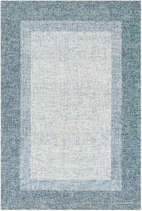 The appearance of Rosina Aqua Rug ROSIROI-01AQ002699 designed by Loloi Rugs in the modern / contemporary interior design. This aqua piece of furniture  was selected by 1StopBedrooms from Rosina Collection to add a touch of cosiness and style into your home. Sku: ROSIROI-01AQ002699. Material: Wool. Product Type: Rug. Image1