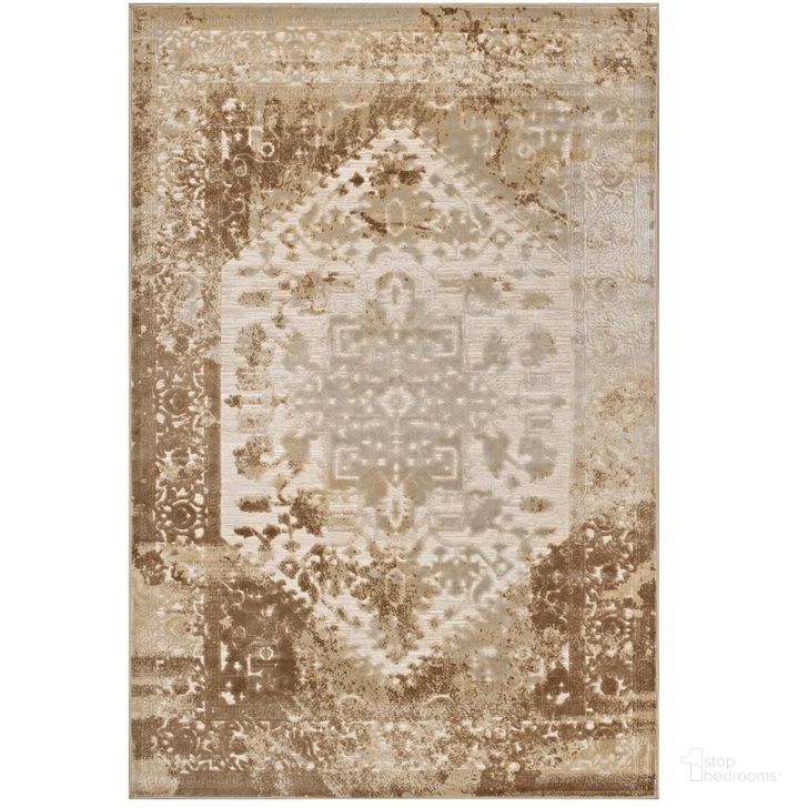 The appearance of Rosina Distressed Vintage Medallion 8X10 Area Rug In Tan and Cream designed by Modway in the modern / contemporary interior design. This tan and cream piece of furniture  was selected by 1StopBedrooms from Rosina Collection to add a touch of cosiness and style into your home. Sku: R-1094A-810. Material: Polypropylene. Product Type: Area Rugs. Image1