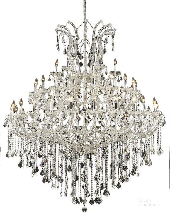The appearance of Rossevo Chrome Chandelier Lighting 0qd2364064 designed by Sterling Designs in the glam interior design. This clear/silver piece of furniture  was selected by 1StopBedrooms from Rossevo Collection to add a touch of cosiness and style into your home. Sku: 2800G60C/RC. Material: Glass. Product Type: Chandelier.