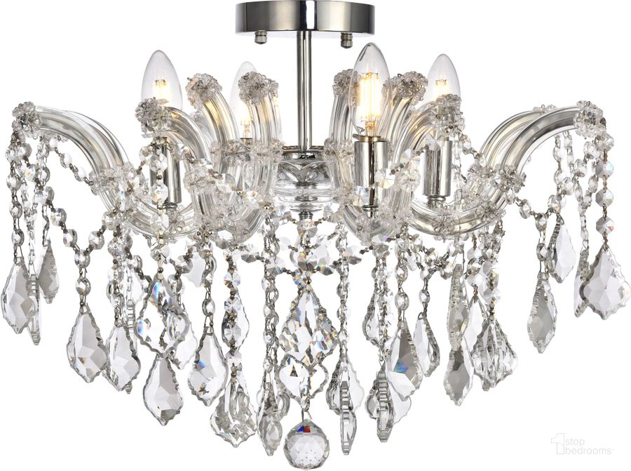 The appearance of Rossevo Chrome Flush Mount Lighting 0qd2367991 designed by Sterling Designs in the glam interior design. This chrome piece of furniture  was selected by 1StopBedrooms from Rossevo Collection to add a touch of cosiness and style into your home. Sku: 2800F18C/RC. Material: Steel. Product Type: Flush Mount.