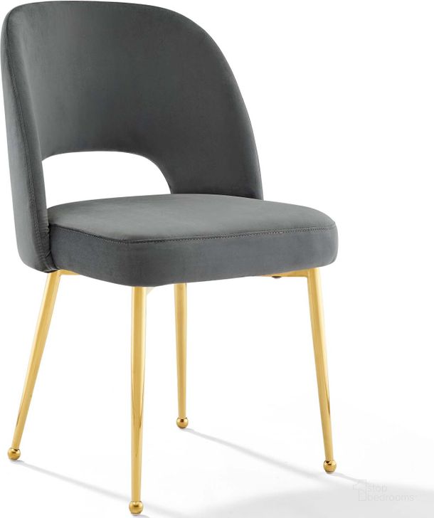 The appearance of Rouse Charcoal Dining Room Side Chair designed by Modway in the modern / contemporary interior design. This charcoal piece of furniture  was selected by 1StopBedrooms from Rouse Collection to add a touch of cosiness and style into your home. Sku: EEI-3836-CHA. Material: Wood. Product Type: Side Chair. Image1