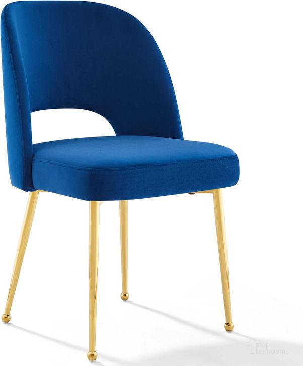 The appearance of Rouse Navy Dining Room Side Chair designed by Modway in the modern / contemporary interior design. This navy piece of furniture  was selected by 1StopBedrooms from Rouse Collection to add a touch of cosiness and style into your home. Sku: EEI-3836-NAV. Material: Wood. Product Type: Side Chair. Image1