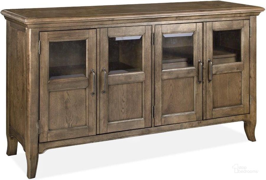 The appearance of Roxbury Manor Wood Four Door Buffet designed by Magnussen in the  interior design. This brown piece of furniture  was selected by 1StopBedrooms from Roxbury Manor Collection to add a touch of cosiness and style into your home. Sku: D5011-13. Product Type: Buffet. Material: Wood Veneer. Image1