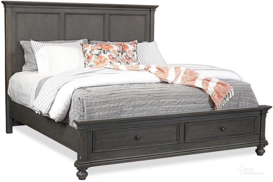 The appearance of Rubina Dark Brown California King Panel Bed 0qb24530889 designed by Atelier Home in the traditional interior design. This dark brown piece of furniture  was selected by 1StopBedrooms from Rubina Collection to add a touch of cosiness and style into your home. Sku: I07-415-PEP;I07-410-PEP;I07-407D-PEP. Bed Type: Storage Bed. Material: Wood. Product Type: Storage Bed. Bed Size: California King. Image1